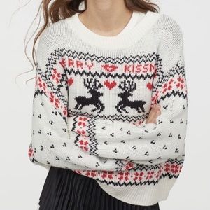 H&M Merry Kissmas Christmas Sweater